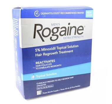 3 Month Supply Rogaine for Men Hair Regrowth Treatment, Extra Strength Topical Solution