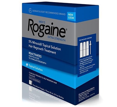 3 Month Supply Rogaine for Men Hair Regrowth Treatment, Extra Strength Topical Solution