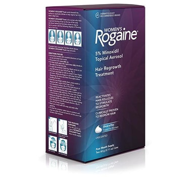 4 Month Supply Rogaine Women Once-A-Day Foam 5% Minoxidil Hair Loss
