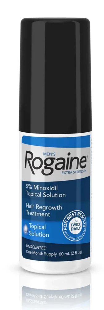 Rogaine 1 Month Supply Extra Strength Topical Solution for Men Minoxidil 5% in India with Cash on Delivery and Online Payment with Express delivery