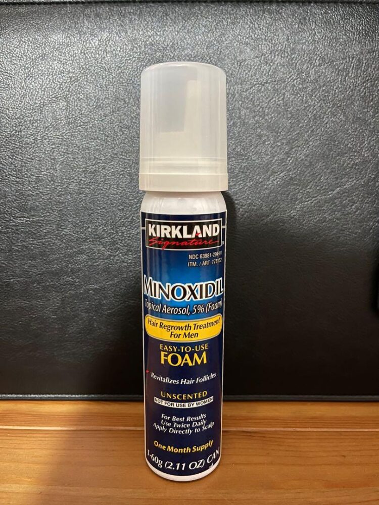 Kirkland minoxidil foam 5% for men in India with free express delivery for beard growth, hair loss, hair regrowth, kirkland minoxidil review from StyleMake in India with cash on delivery and free express delivery from the United States.