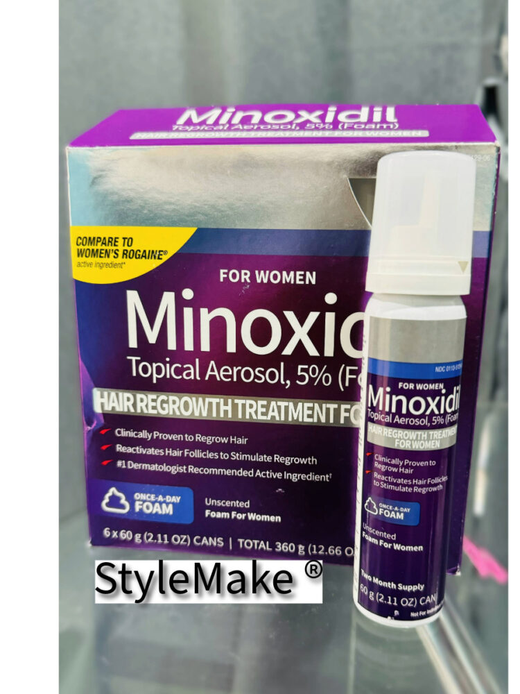 Kirkland minoxidil foam 5% for women in India with free express delivery for beard growth, hair loss, hair regrowth, kirkland minoxidil foam women review from StyleMake in India. Kirkland Minoxidil foam for women Kirkland Minoxidil Topical Solution 2 Month Supply with cash on delivery and online payment in India free delivery in Chennai, Mumbai, Kolkata, New Dehli, Punjab, Kerala, Bengaluru, Pune, Coimbatore, Hair Loss treatment in India, best minoxidil in India, best minoxidil in the world, free shipping from the United States. StyleMake Thickener with Kirkland Minoxidil Foam Women